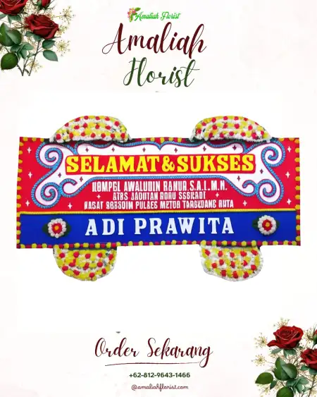 Papan Bunga Ucapan Selamat Tobaddung